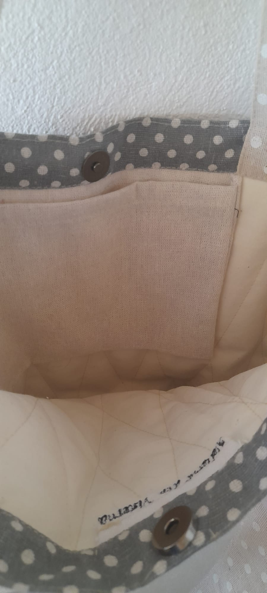 Tote bag buline gri - imagine 2