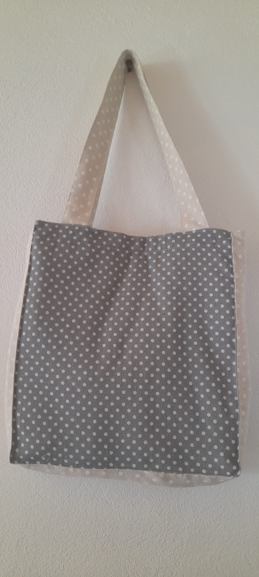 Tote bag buline gri - imagine 3